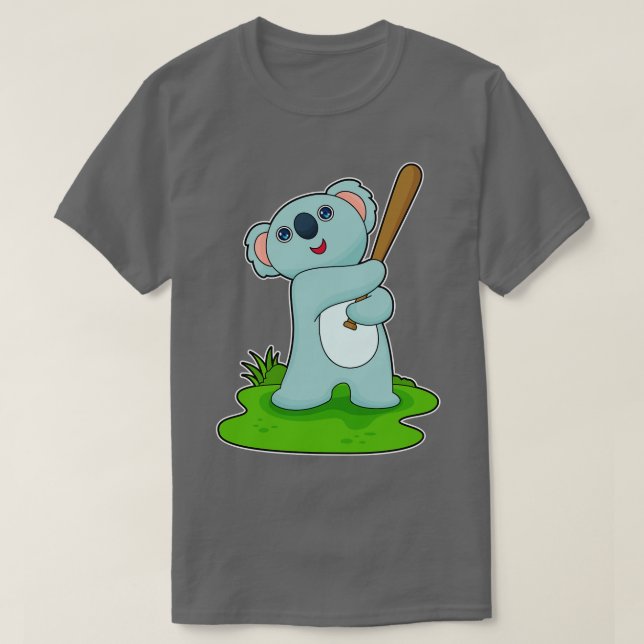 Koala Baseball Baseball bat T-Shirt (Design Front)