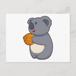 Koala Basketball player Basketball Postcard