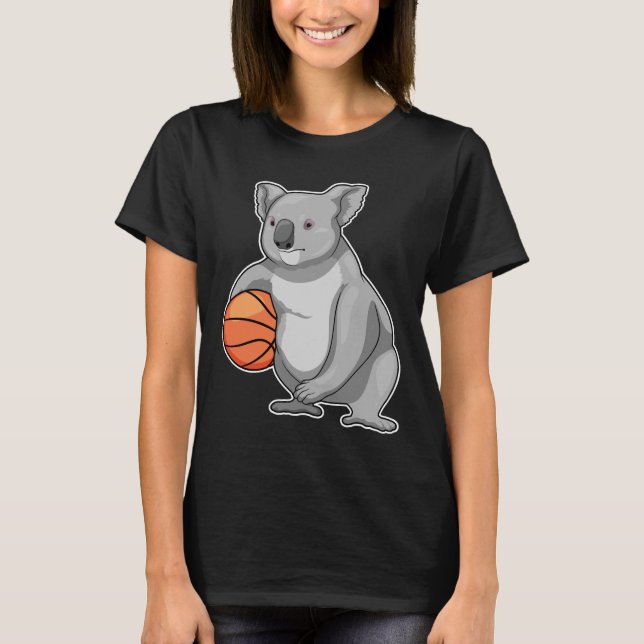 Koala Basketball player Basketball T-Shirt (Front)