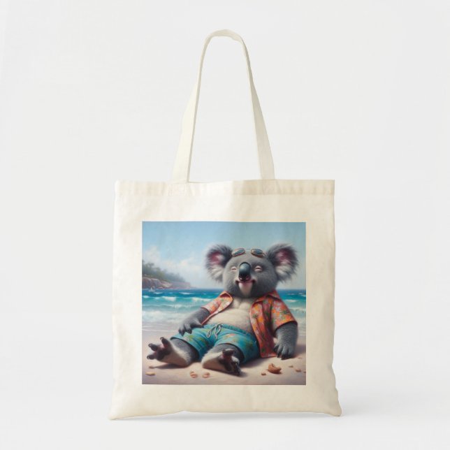 Koala Beach Tote Bag (Front)