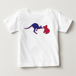 Koala Bear and Kangaroo Baby T-Shirt