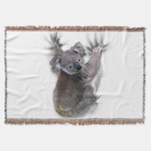 Koala Bear Animal Graphic Gifts For Koala Lovers Throw Blanket