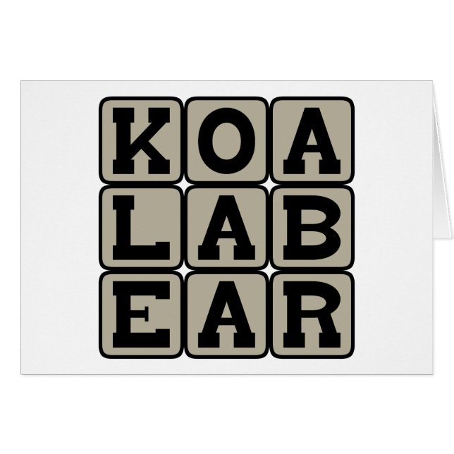 Koala Bear, Australian Marsupial (Front Horizontal)