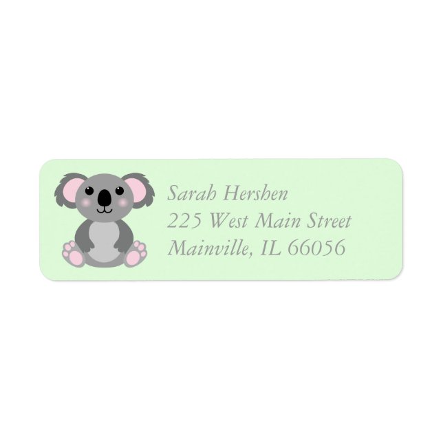 Koala Bear Baby Shower (Front)