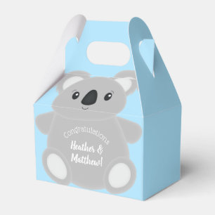 Koala Bear Baby Shower Favor Box