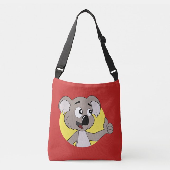 Koala bear cartoon crossbody bag (Front)