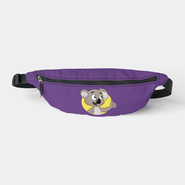 Koala bear cartoon  fanny pack (Front)
