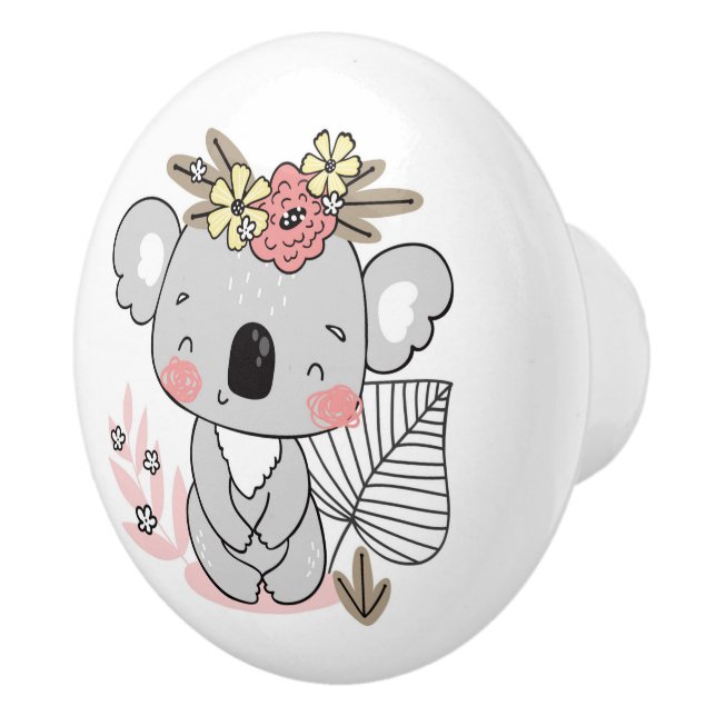 Koala Bear Ceramic Knob (Right)