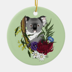 Koala Bear Ceramic Ornament