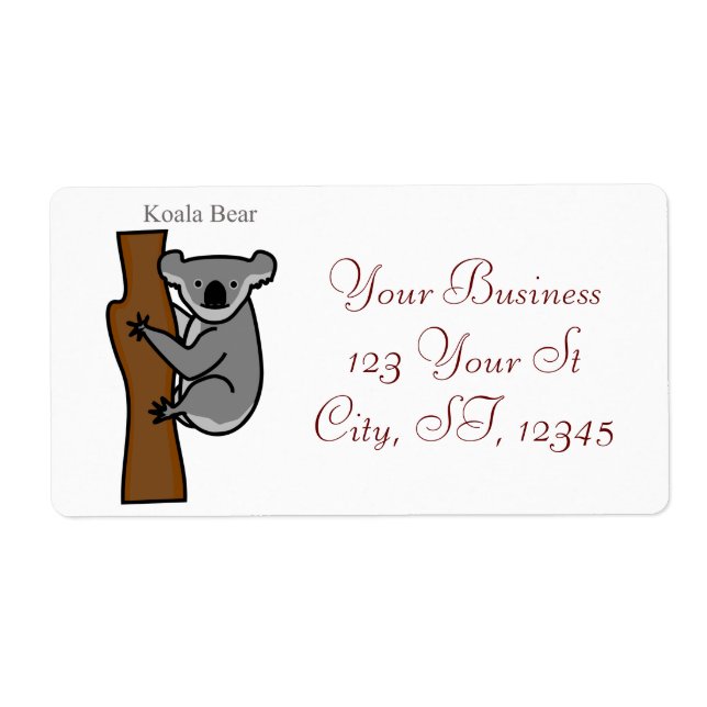 Koala Bear Climbing Tree Thunder_Cove (Front)