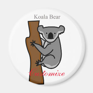 Koala Bear Climbing Tree Thunder_Cove Magnet