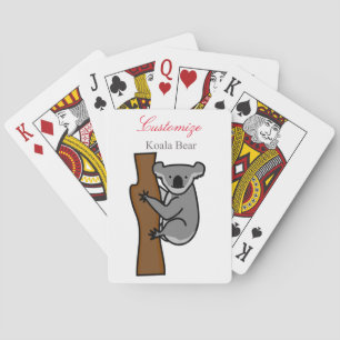 Koala Bear Climbing Tree Thunder_Cove Playing Cards