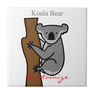 Koala Bear Climbing Tree Thunder_Cove Tile