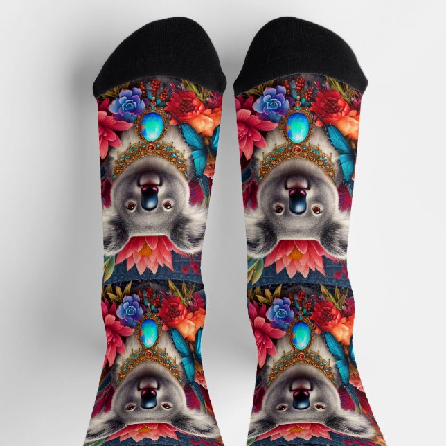 Koala Bear Crew Socks (Top)