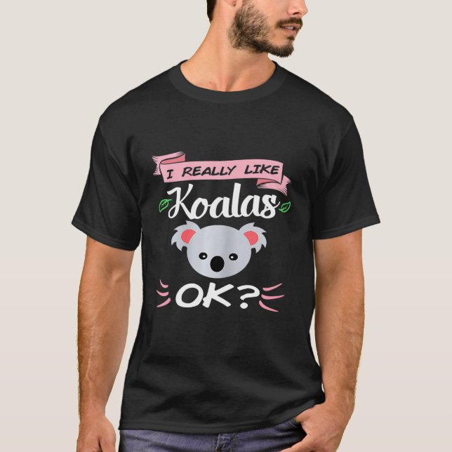 Koala Bear Cute T-Shirt (Front)