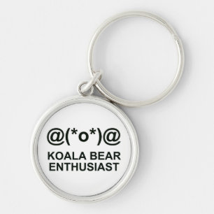 Koala Bear Enthusiast Keychain
