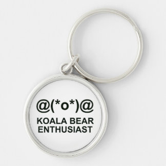 Koala Bear Enthusiast Keychain