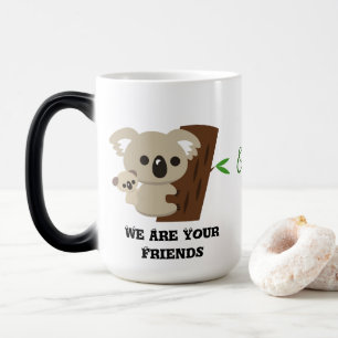 Koala Bear Friend Family Cute Illustration Magic Mug
