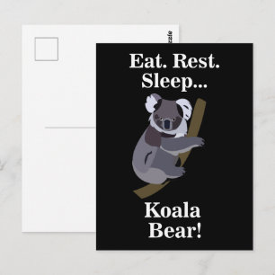 Koala Bear Funny Postcard