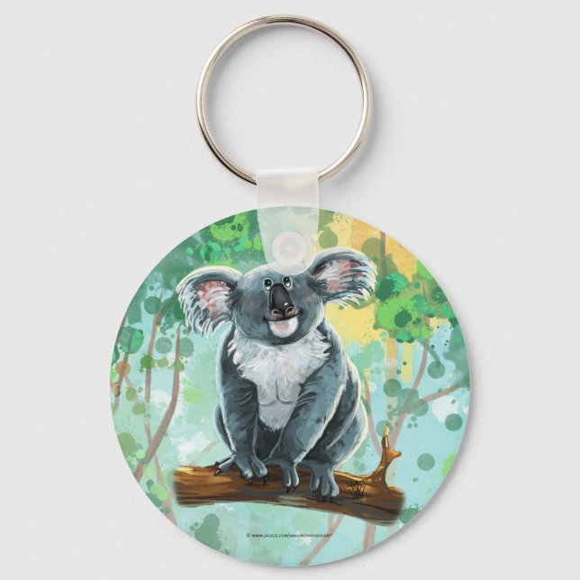 Koala Bear Gifts & Accessories Keychain (Front)