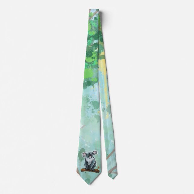 Koala Bear Gifts & Accessories Tie (Front)