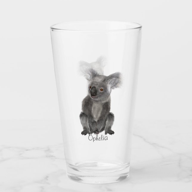 Koala Bear Glass (Front)