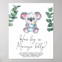 Koala Bear - How big is mommy's belly game