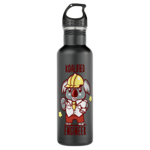 Koala Bear Koalified Engineer Koala Animal Pun Koa 710 Ml Water Bottle