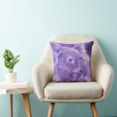 koala bear looking right purple marsupial throw pillow (Chair)