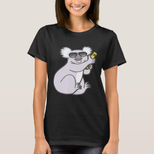 Koala Bear Marsupial Animal With Sunglasses T-Shirt