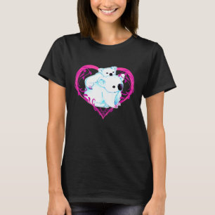 Koala Bear Mom And Baby In Heart For Valentines Da T-Shirt