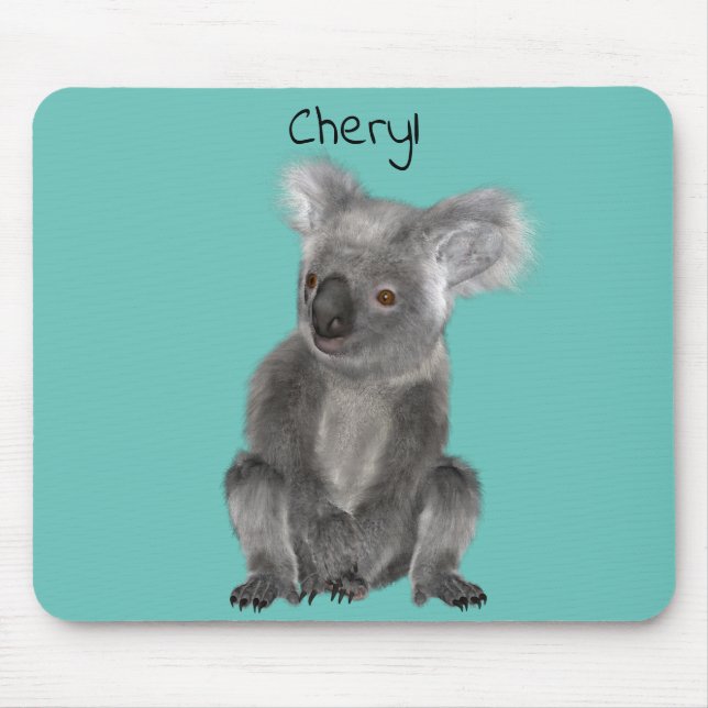 Koala Bear Mouse Pad (Front)