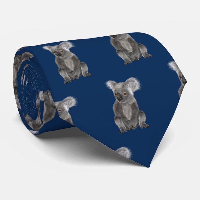Koala Bear Neck Tie (Rolled)