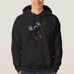 Koala Bear Ninja Samurai Funny Animal Boys Kids Hoodie