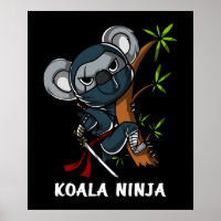 Koala Bear Ninja Samurai Martial Arts Animal