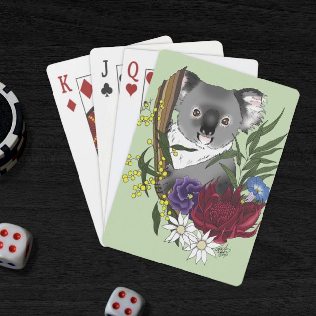 Koala Bear Playing Cards (Creator Uploaded)