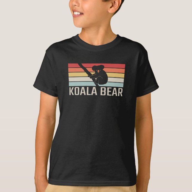 Koala Bear Retro T-Shirt (Front)