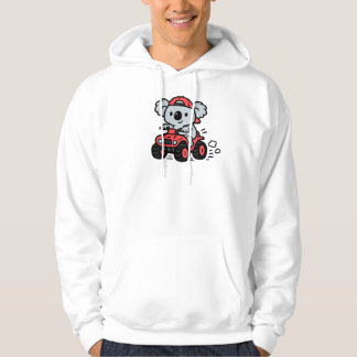Koala Bear Riding ATV Hoodie