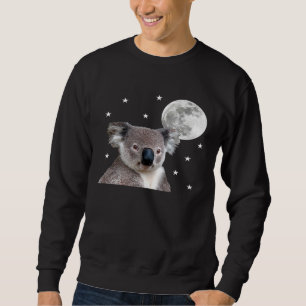 Koala Bear Stars Moon Space Funny Cute Animal Love Sweatshirt