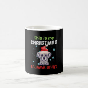 Koala Bear This Is My Christmas Pajama Shirt Coffee Mug