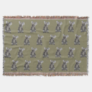 Koala Bear Throw Blanket