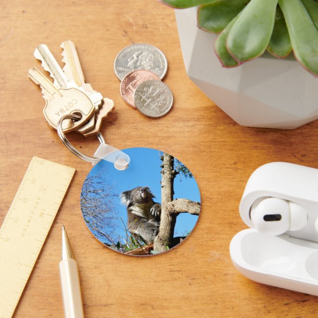 Koala Bear Time To Reflect On Life,  Keychain (Desk)