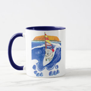 Koala Bear Windsurfing The Spirit of Australia Mug