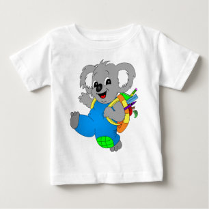 Koala Bear with backpack Baby T-Shirt
