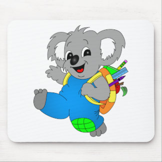 Koala Bear with backpack Mouse Pad