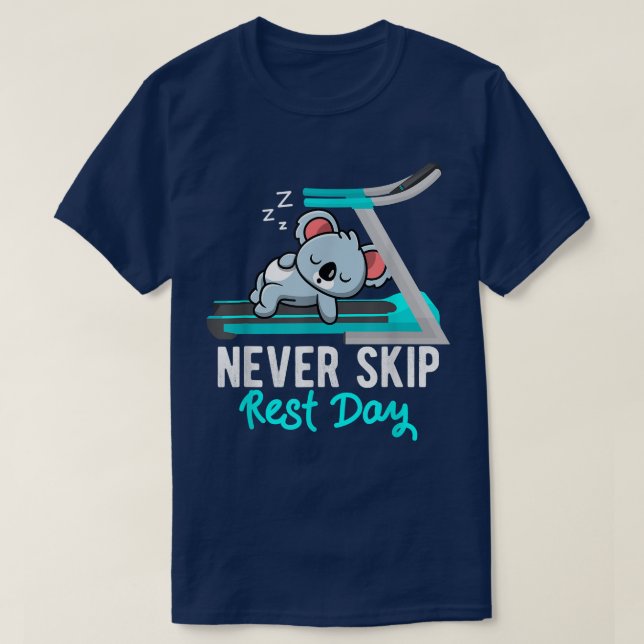 Koala Bear Workout Gym Treadmill Eercise Weightlif T-Shirt (Design Front)