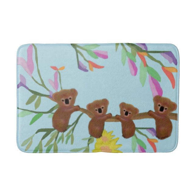 Koala Bears Bath Mat (Front)