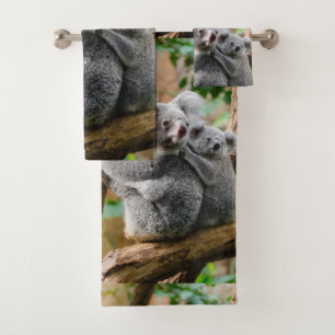 Koala Bears Bathroom Towel Set