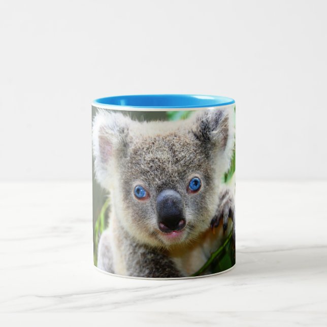 Koala Bears Two-Tone Coffee Mug (Center)