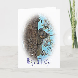 Koala Birthday Card